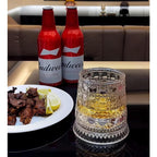 Vaso de whisky giratorio