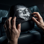 😆 Divertidas fundas de reposacabezas de dibujos animados para el coche