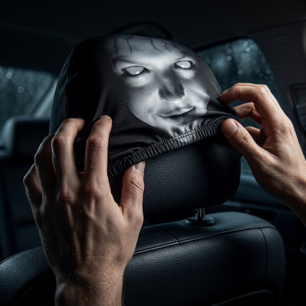 😆 Divertidas fundas de reposacabezas de dibujos animados para el coche
