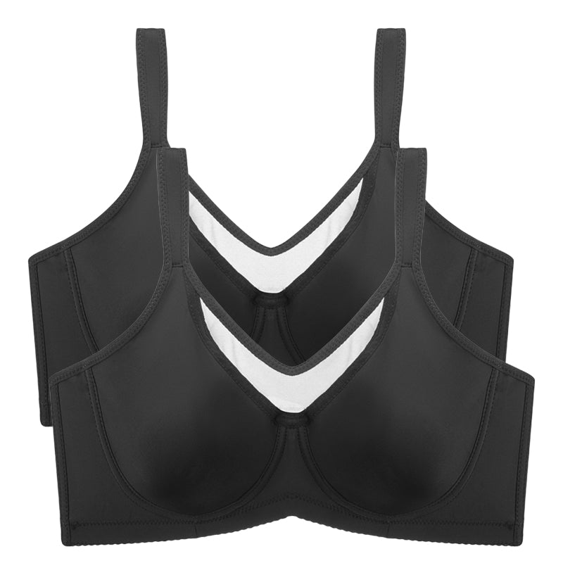 Sujetador elegante transparente de cobertura total para mujer, tallas grandes