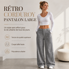 👖 Pantalones anchos y relajados con corte holgado para mujer