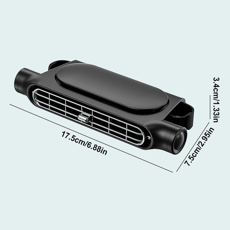 🚗Ventilador de refrigeración ajustable para el asiento del conductor y del pasajero.
