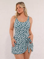 Trajes de baño tipo vestido de una pieza para mujer