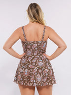 Trajes de baño tipo vestido de una pieza para mujer