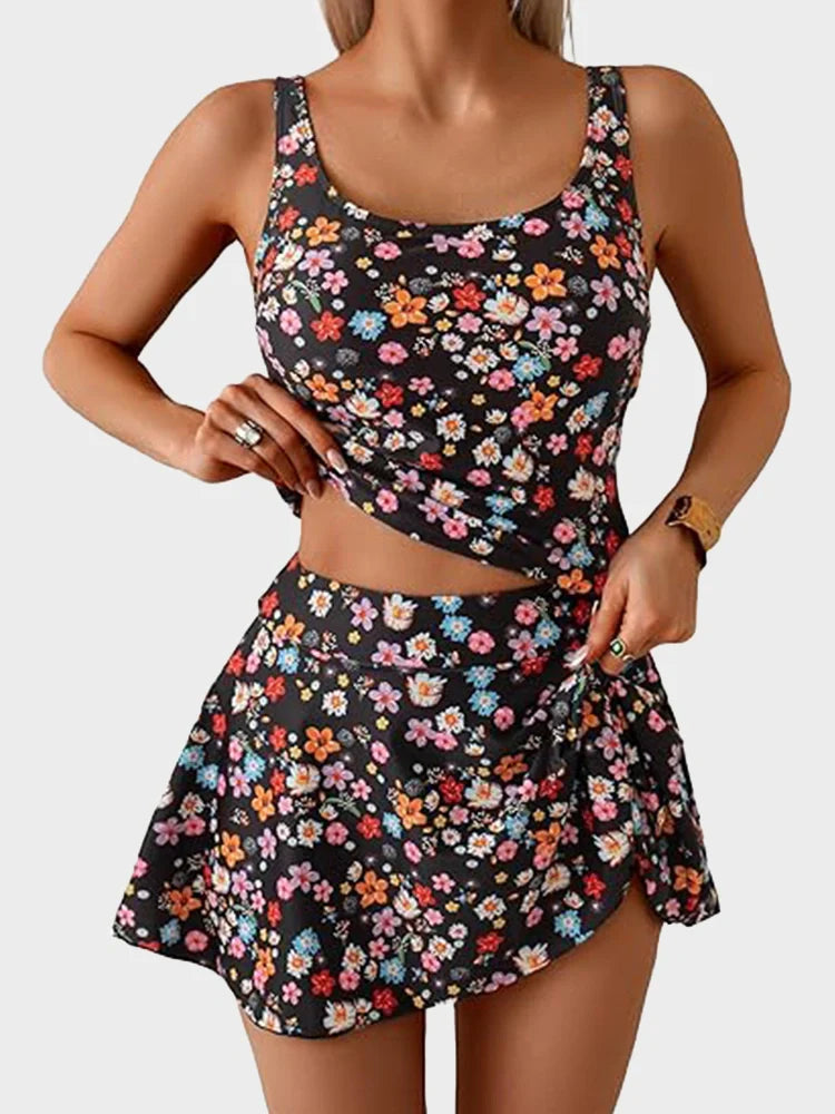 Trajes de baño tipo vestido de una pieza para mujer