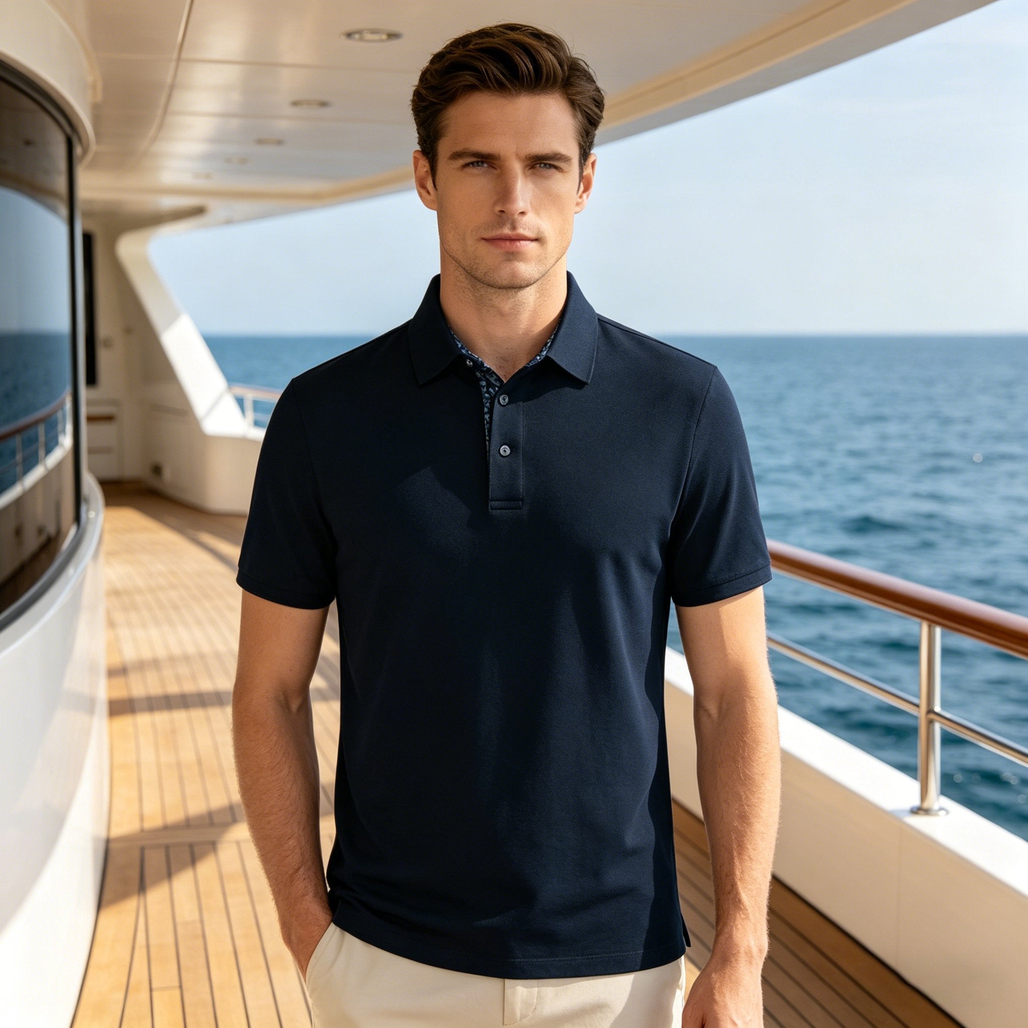 🔥Promoción 49% de descuento👕Paquete de 3 polos para hombre