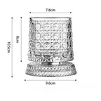 Vaso de whisky giratorio