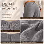 👖 Pantalones anchos y relajados con corte holgado para mujer