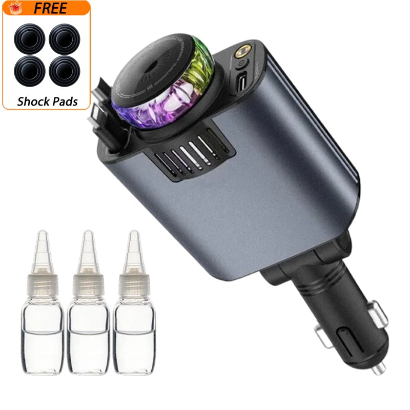 🔋⚡Cargador 5 en 1, difusor de aromas y techo estrellado.