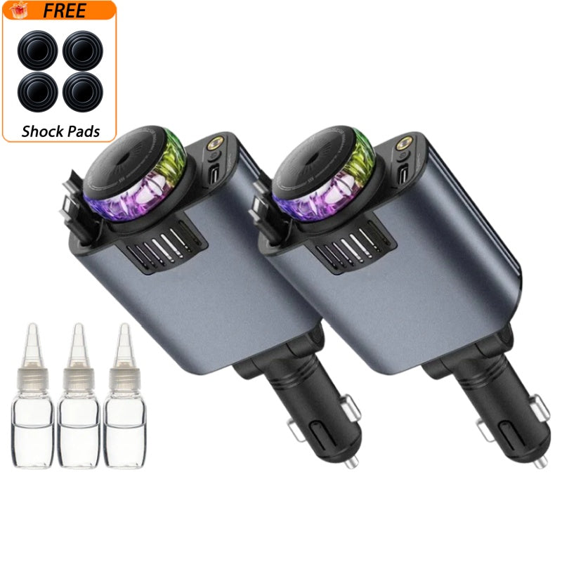 🔋⚡Cargador 5 en 1, difusor de aromas y techo estrellado.