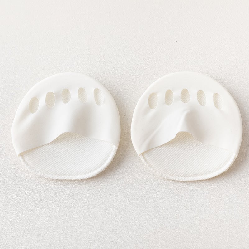 👠✨ Almohadillas para el antepié con cinco dedos para mujer | Plantillas amortiguadoras para tacones altos | Negro/Beige