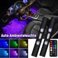 🚗 Iluminación ambiental RGB inalámbrica para coches | Sincronización con la música | Alimentación USB | Control remoto