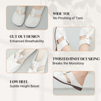 Pantuflas de mujer con lazo