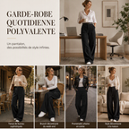 👖 Pantalones anchos y relajados con corte holgado para mujer