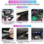 🚗 Iluminación ambiental RGB inalámbrica para coches | Sincronización con la música | Alimentación USB | Control remoto