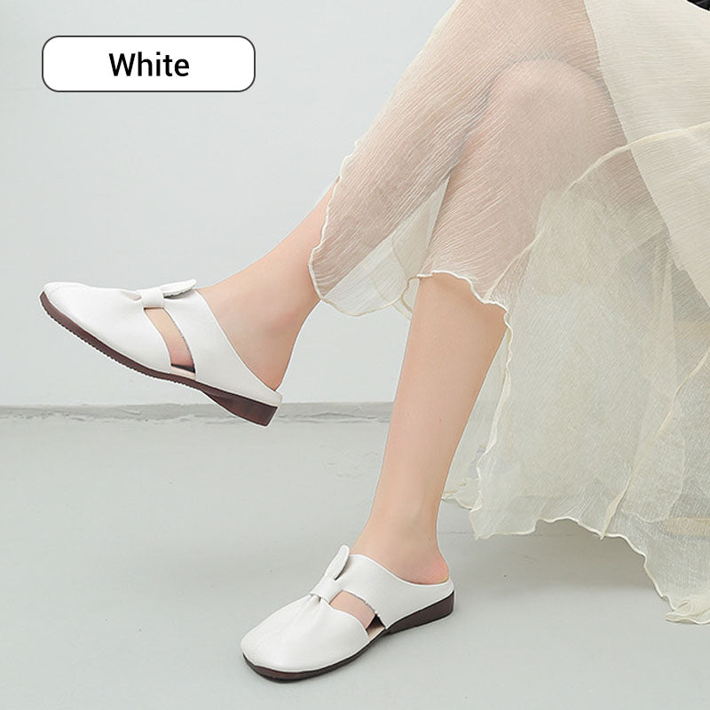 Pantuflas de mujer con lazo