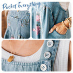 Mono vaquero vintage con estampado floral