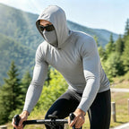 Sudadera con capucha ligera para hombre, secado rápido y protección UV