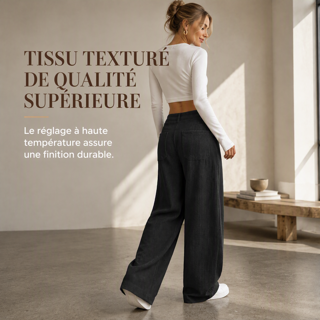 👖 Pantalones anchos y relajados con corte holgado para mujer
