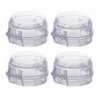 4 PCS Stove Knob Safety Covers – Double-Key Protection for Peace of Mind