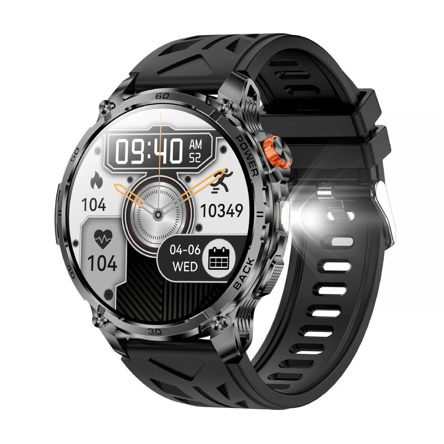 Reloj inteligente para hombre con pantalla HD de 1,52" – Llamadas y control de música – Múltiples modos deportivos – Resistencia al agua IP68 – Batería de larga duración – Reloj de fitness para Android y iPhone