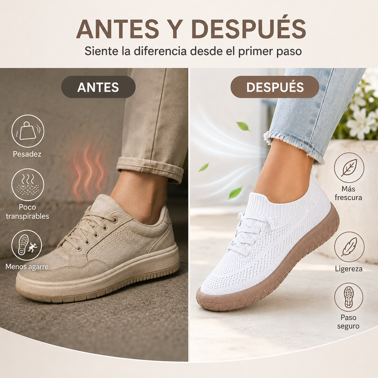 🎁¡Novedad! 50% de descuento💥 Zapatos de mujer de malla ultraligera y transpirable