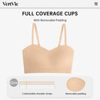 💜COMPRA 1 Y LLÉVATE 1 GRATIS💜Sujetador sin tirantes ni aros con cierre lateral cruzado