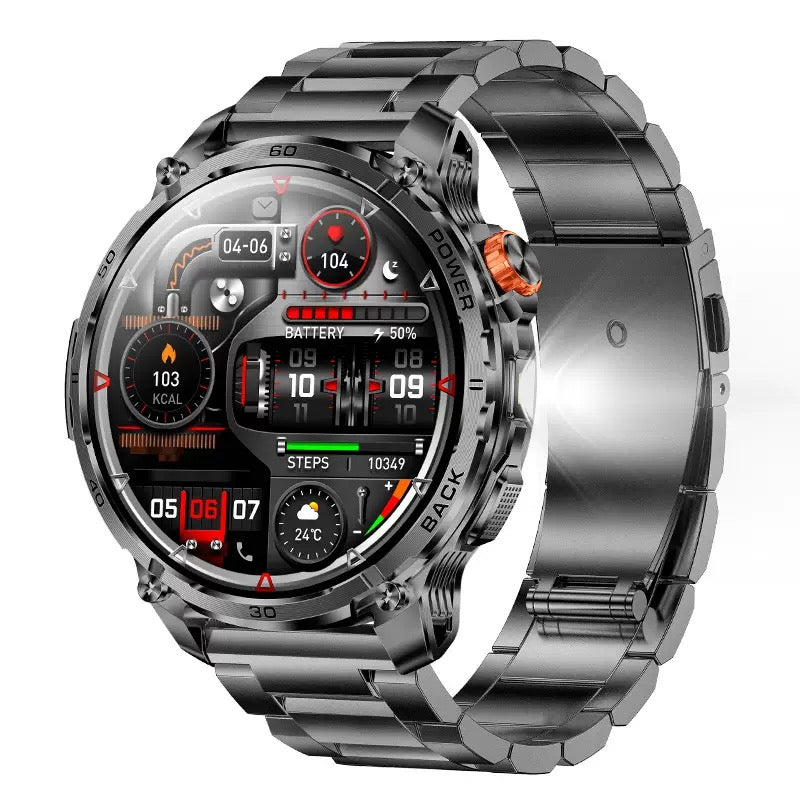 Reloj inteligente para hombre con pantalla HD de 1,52" – Llamadas y control de música – Múltiples modos deportivos – Resistencia al agua IP68 – Batería de larga duración – Reloj de fitness para Android y iPhone