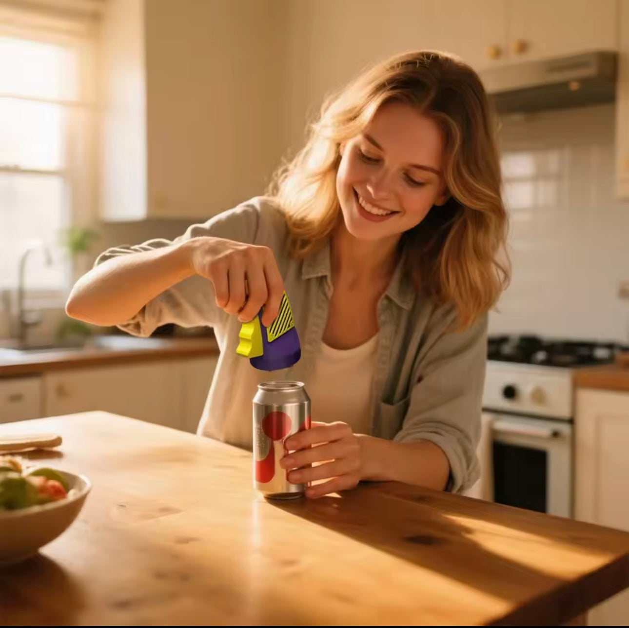 Abrelatas impreso en 3D para bebidas