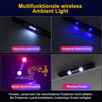 🚗 Iluminación ambiental RGB inalámbrica para coches | Sincronización con la música | Alimentación USB | Control remoto