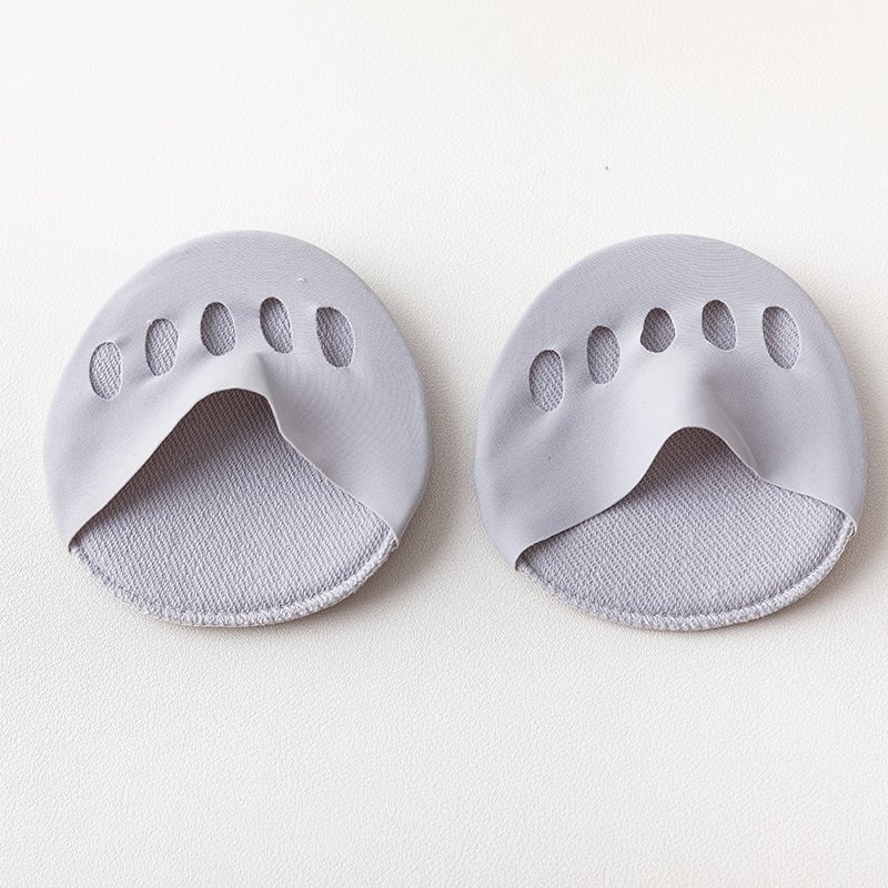 👠✨ Almohadillas para el antepié con cinco dedos para mujer | Plantillas amortiguadoras para tacones altos | Negro/Beige