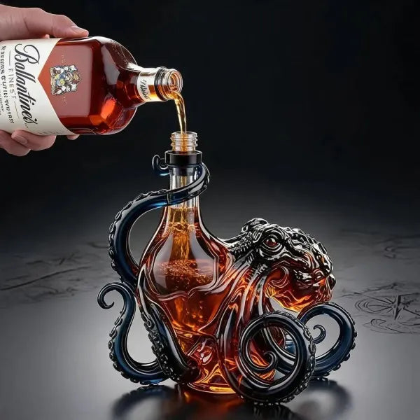 🎁Botella de pulpo 3D edición ron 🐙🥃