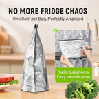 💫 ¡MÁS DE 65.000 UNIDADES VENDIDAS! 🛍️ Bolsas de almacenamiento reutilizables de papel de aluminio: duraderas, a prueba de fugas y reutilizables para uso diario 🌿