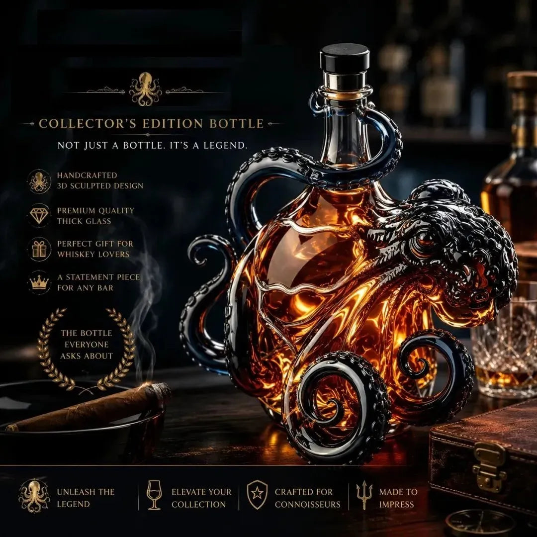 \xf0\x9f\x8e\x81Rum Edition 3D Octopus Bottle \xf0\x9f\x90\x99\xf0\x9f\xa5\x83 - Buy 1