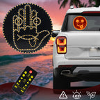 Letrero LED con expresión y gesto para la ventana trasera del coche