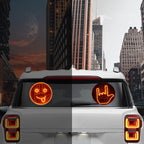 Letrero LED con expresión y gesto para la ventana trasera del coche