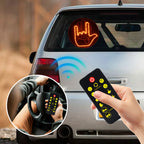 Letrero LED con expresión y gesto para la ventana trasera del coche
