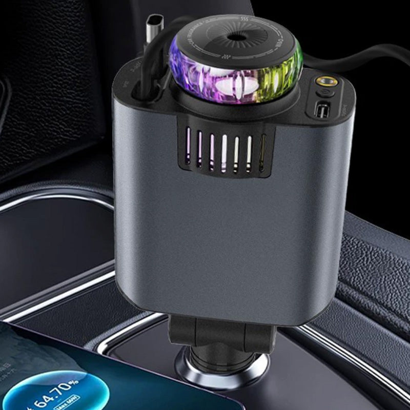 🔋⚡Cargador 5 en 1, difusor de aromas y techo estrellado.