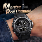Reloj deportivo impermeable para hombre (con pantalla iluminada)