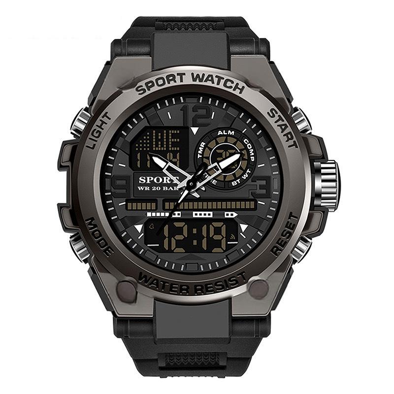 Reloj deportivo impermeable para hombre (con pantalla iluminada)