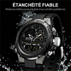 Reloj deportivo impermeable para hombre (con pantalla iluminada)