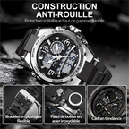 Reloj deportivo impermeable para hombre (con pantalla iluminada)