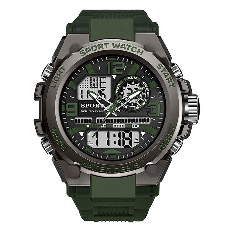 Reloj deportivo impermeable para hombre (con pantalla iluminada)
