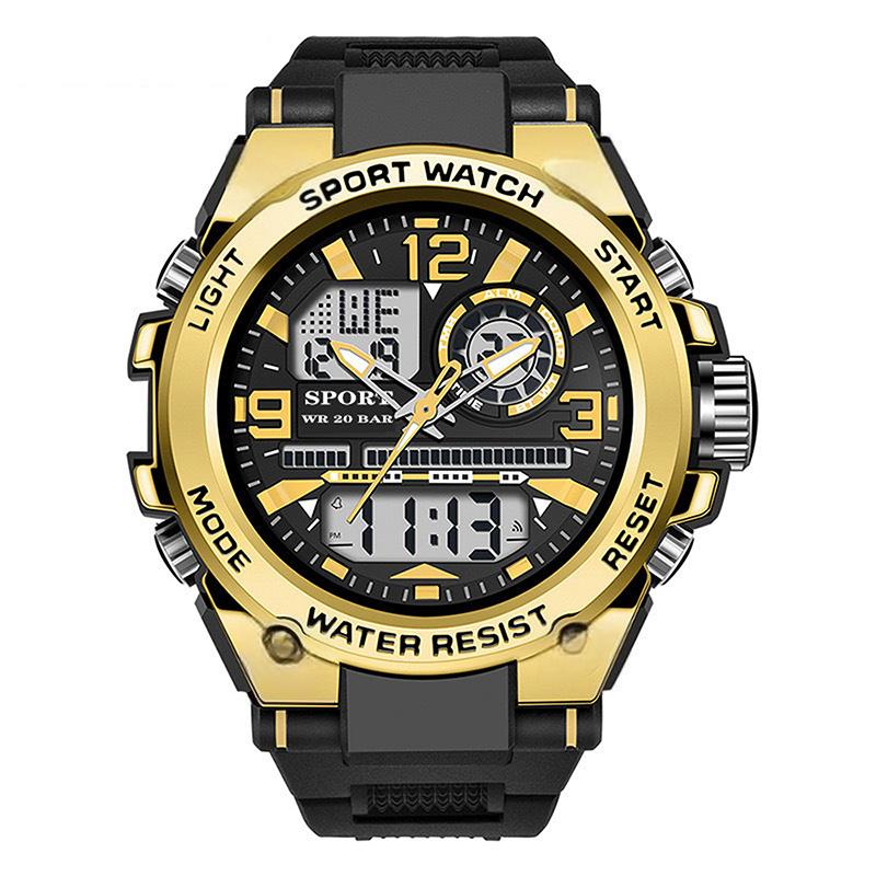 Reloj deportivo impermeable para hombre (con pantalla iluminada)