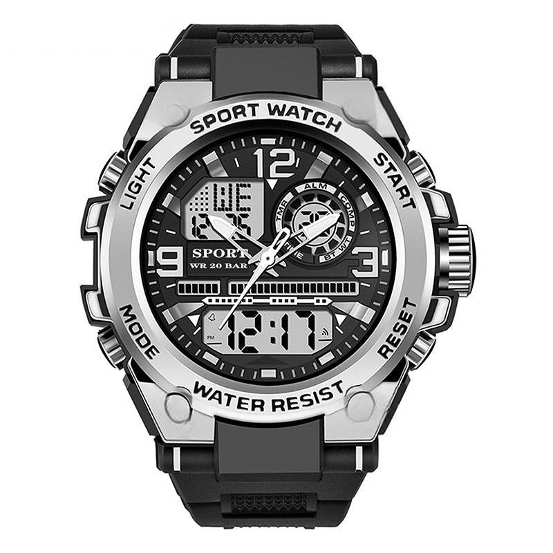 Reloj deportivo impermeable para hombre (con pantalla iluminada)
