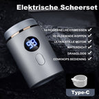 Nueva mini afeitadora eléctrica: recargable y totalmente lavable.