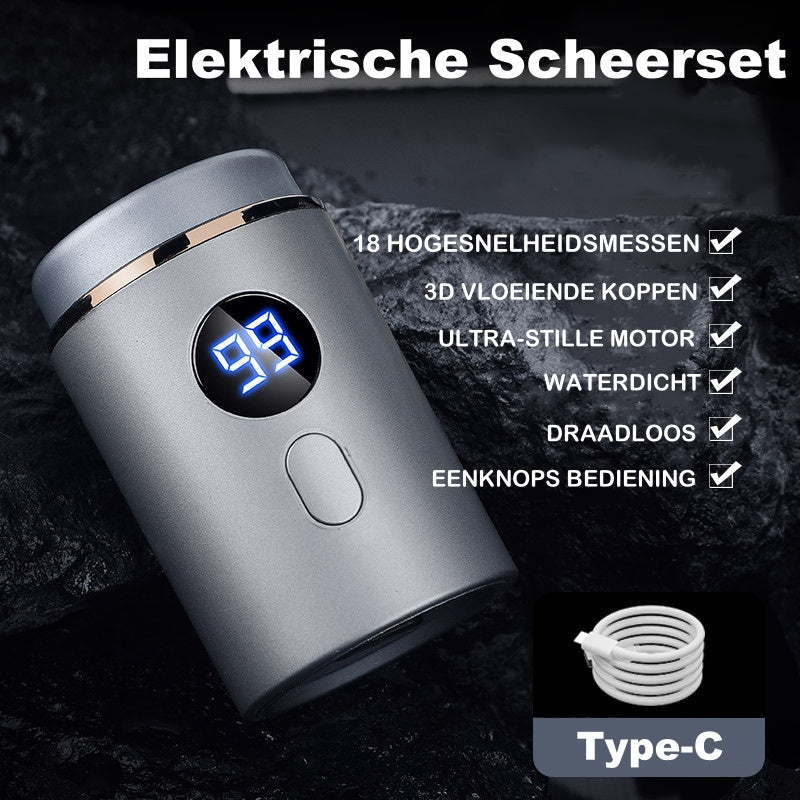 Nueva mini afeitadora eléctrica: recargable y totalmente lavable.