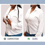 Sujetador elegante transparente de cobertura total para mujer, tallas grandes
