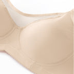 Sujetador elegante transparente de cobertura total para mujer, tallas grandes