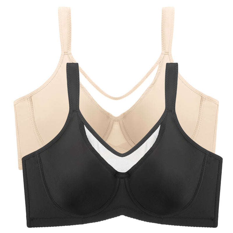 Sujetador elegante transparente de cobertura total para mujer, tallas grandes